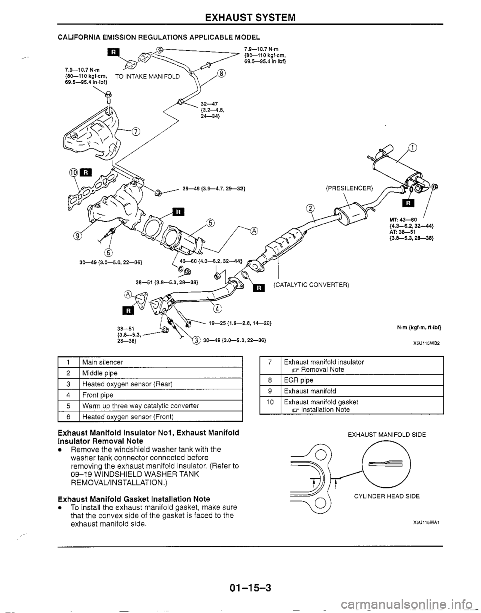 MAZDA MX-5 1999  Workshop Manual 