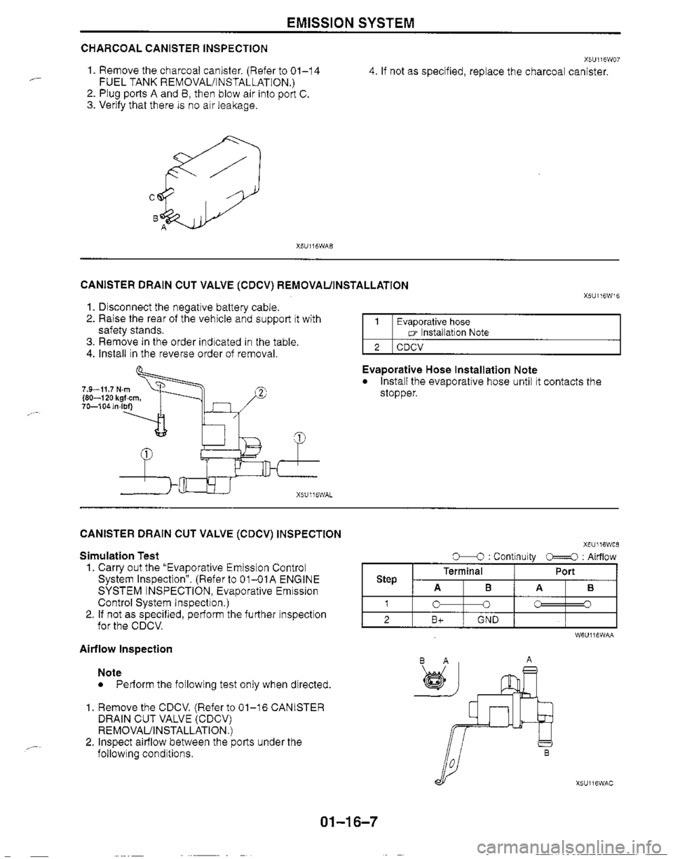 MAZDA MX-5 1999  Workshop Manual 
