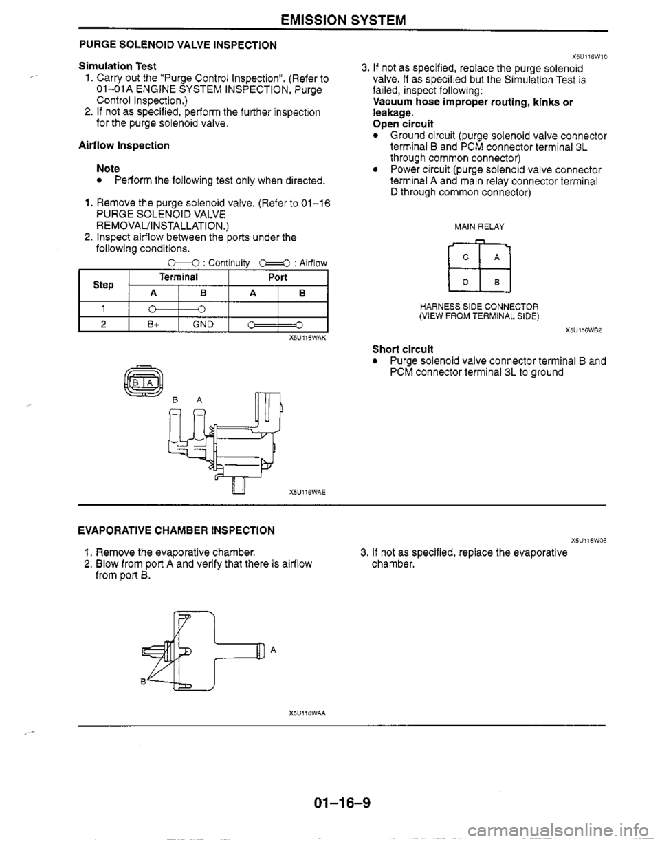 MAZDA MX-5 1999  Workshop Manual 