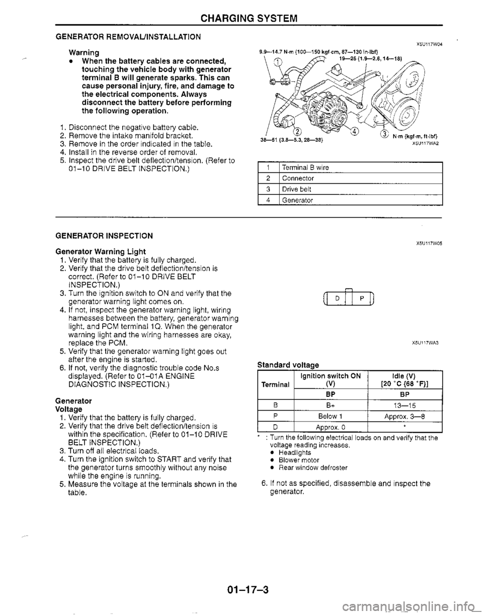 MAZDA MX-5 1999  Workshop Manual 