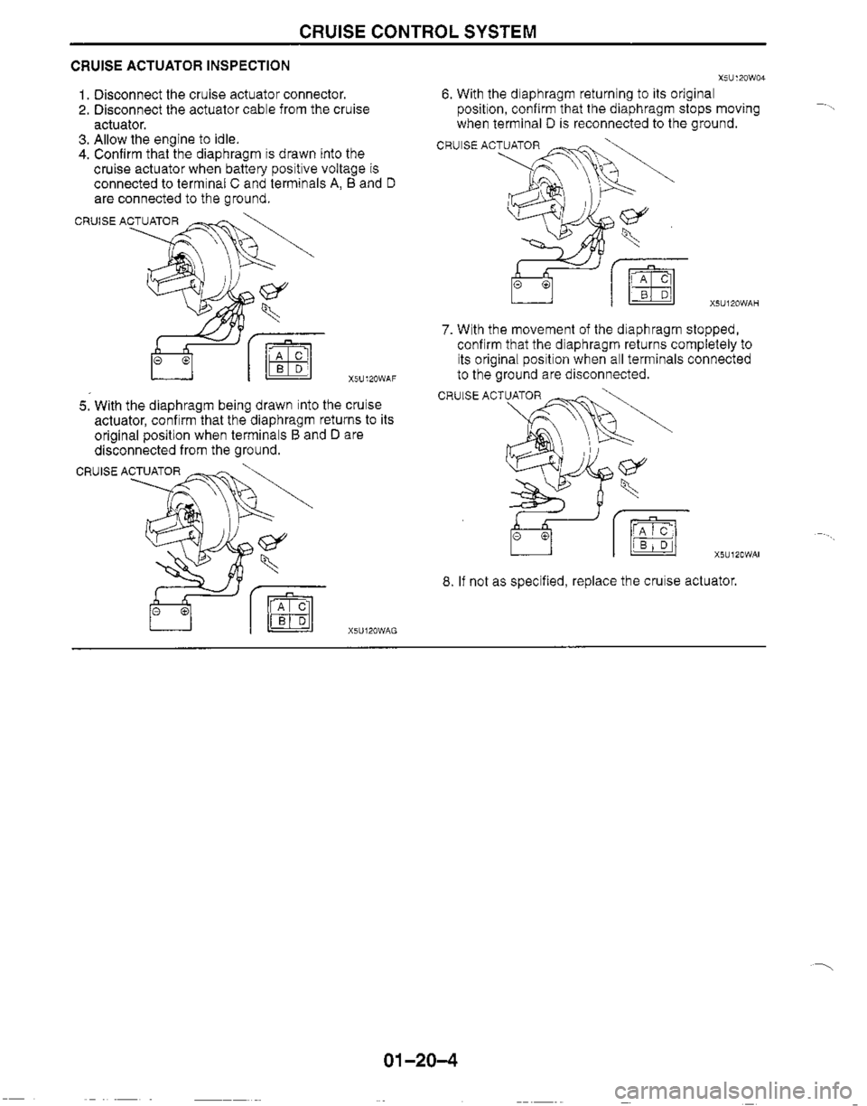 MAZDA MX-5 1999  Workshop Manual 