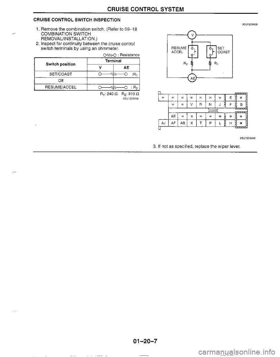 MAZDA MX-5 1999  Workshop Manual 
