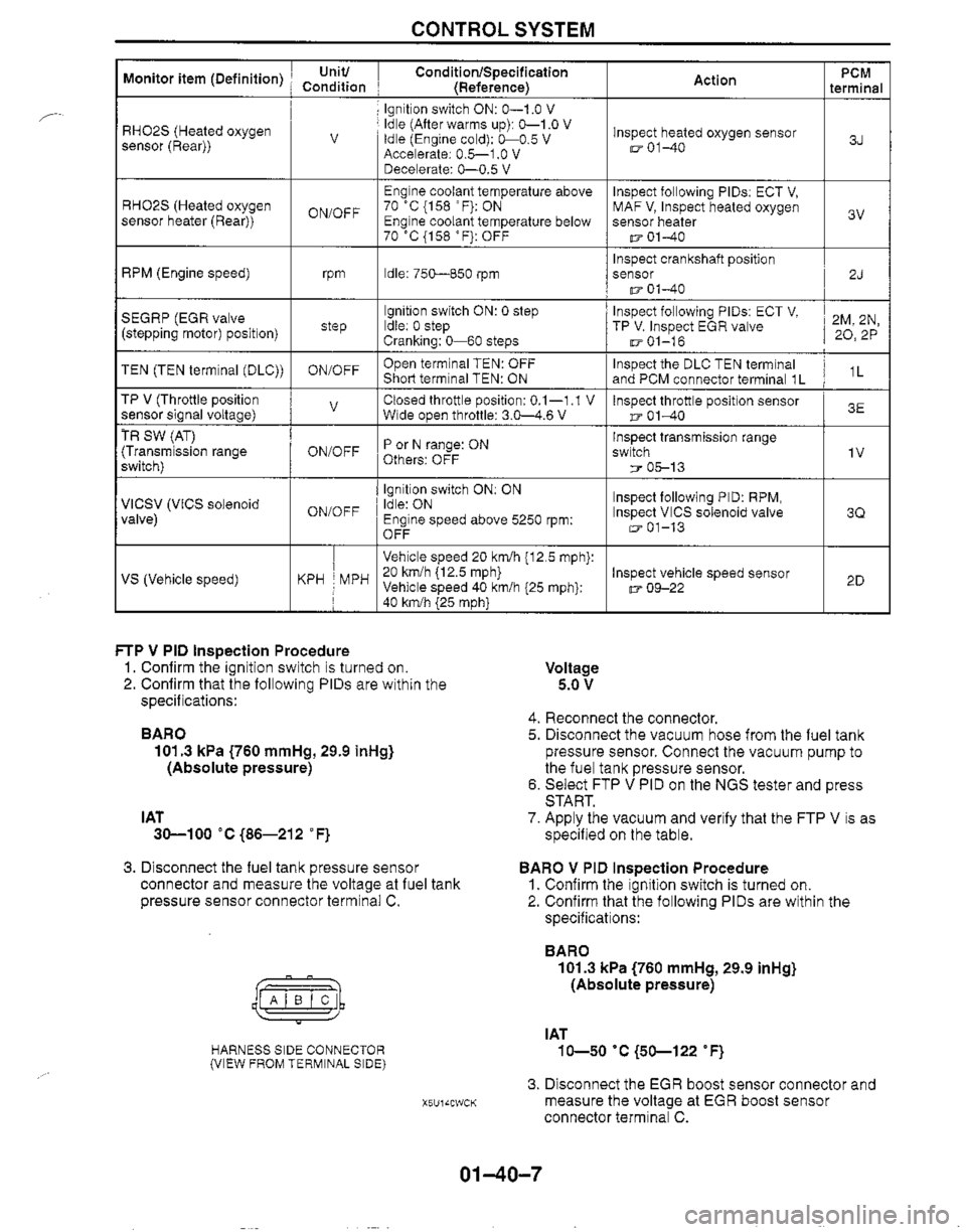 MAZDA MX-5 1999  Workshop Manual 