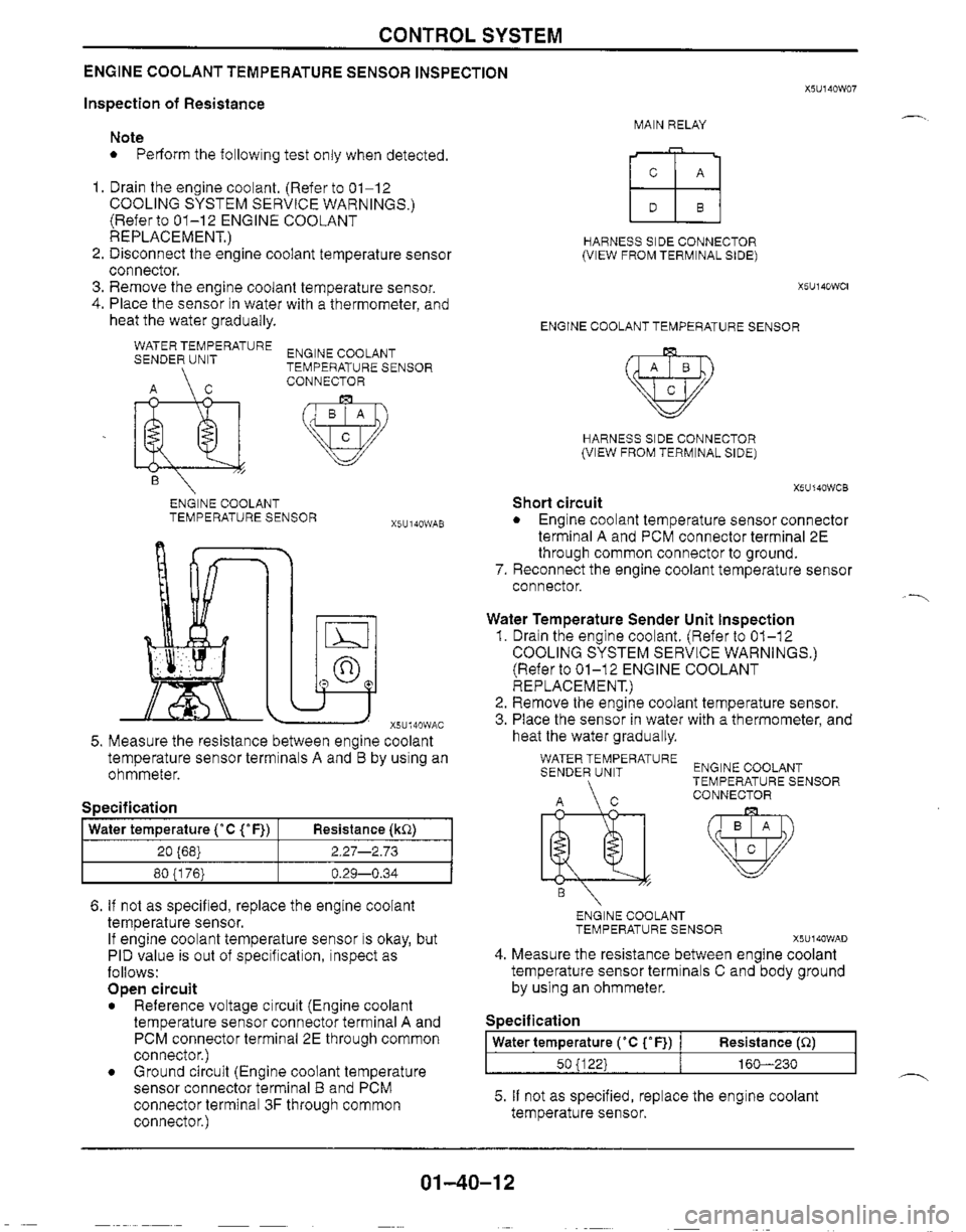 MAZDA MX-5 1999  Workshop Manual 