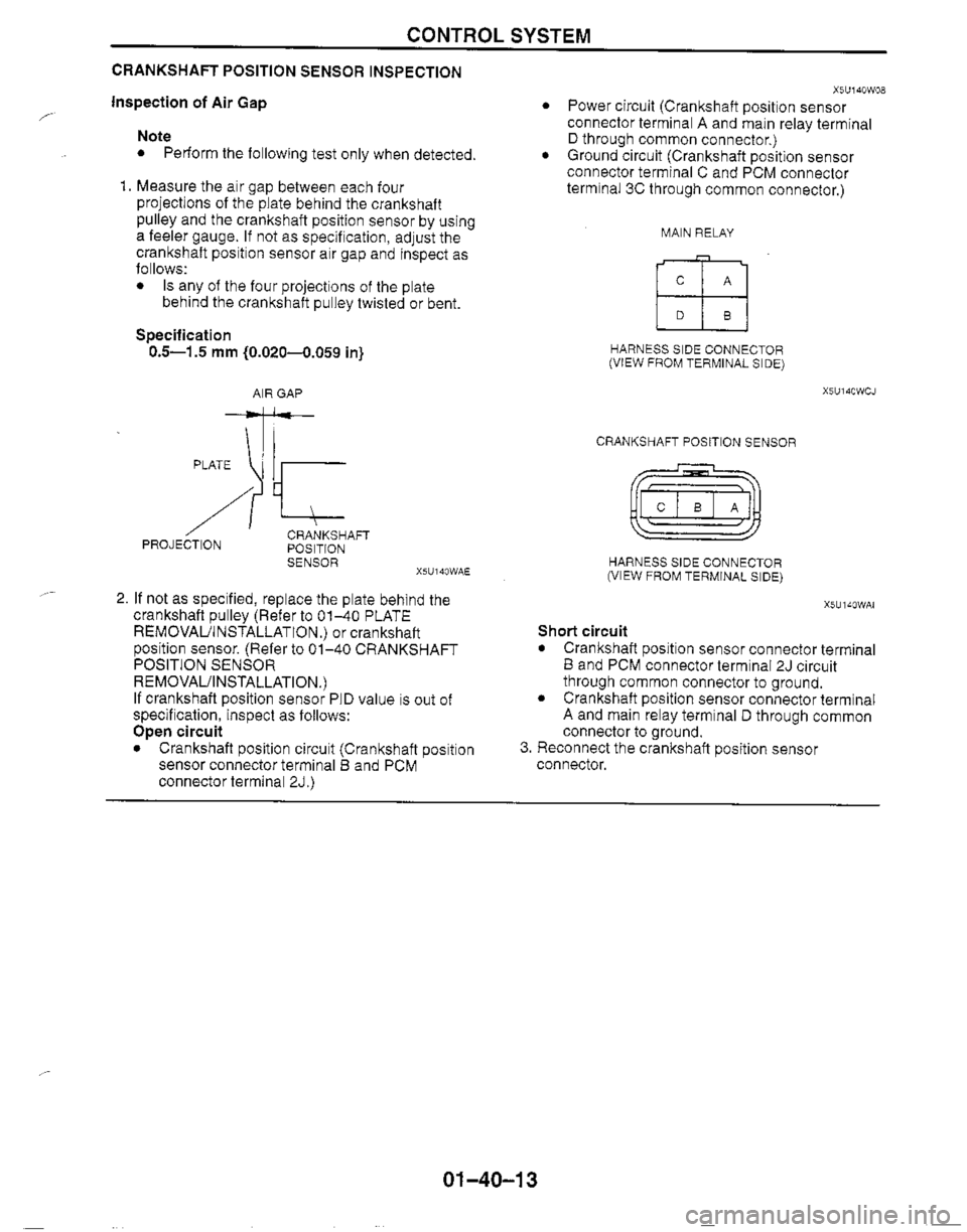 MAZDA MX-5 1999  Workshop Manual 