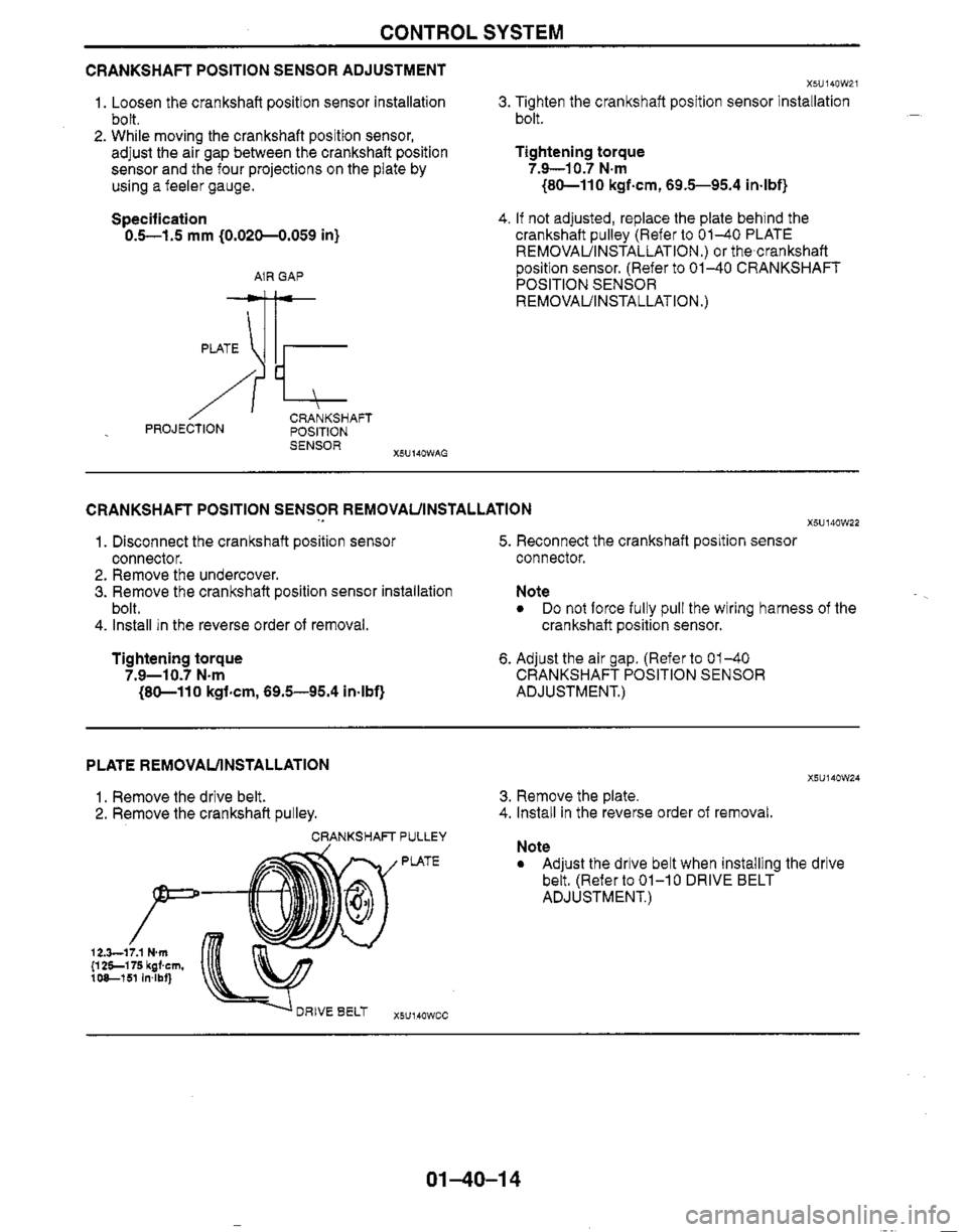 MAZDA MX-5 1999  Workshop Manual 