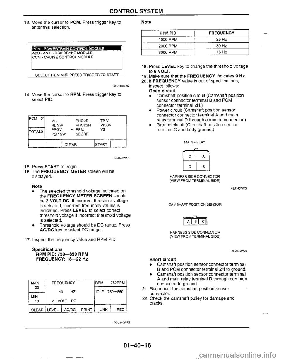 MAZDA MX-5 1999  Workshop Manual 