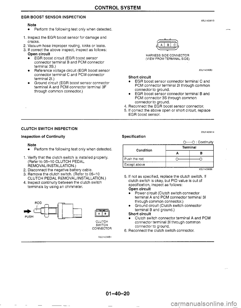 MAZDA MX-5 1999  Workshop Manual 