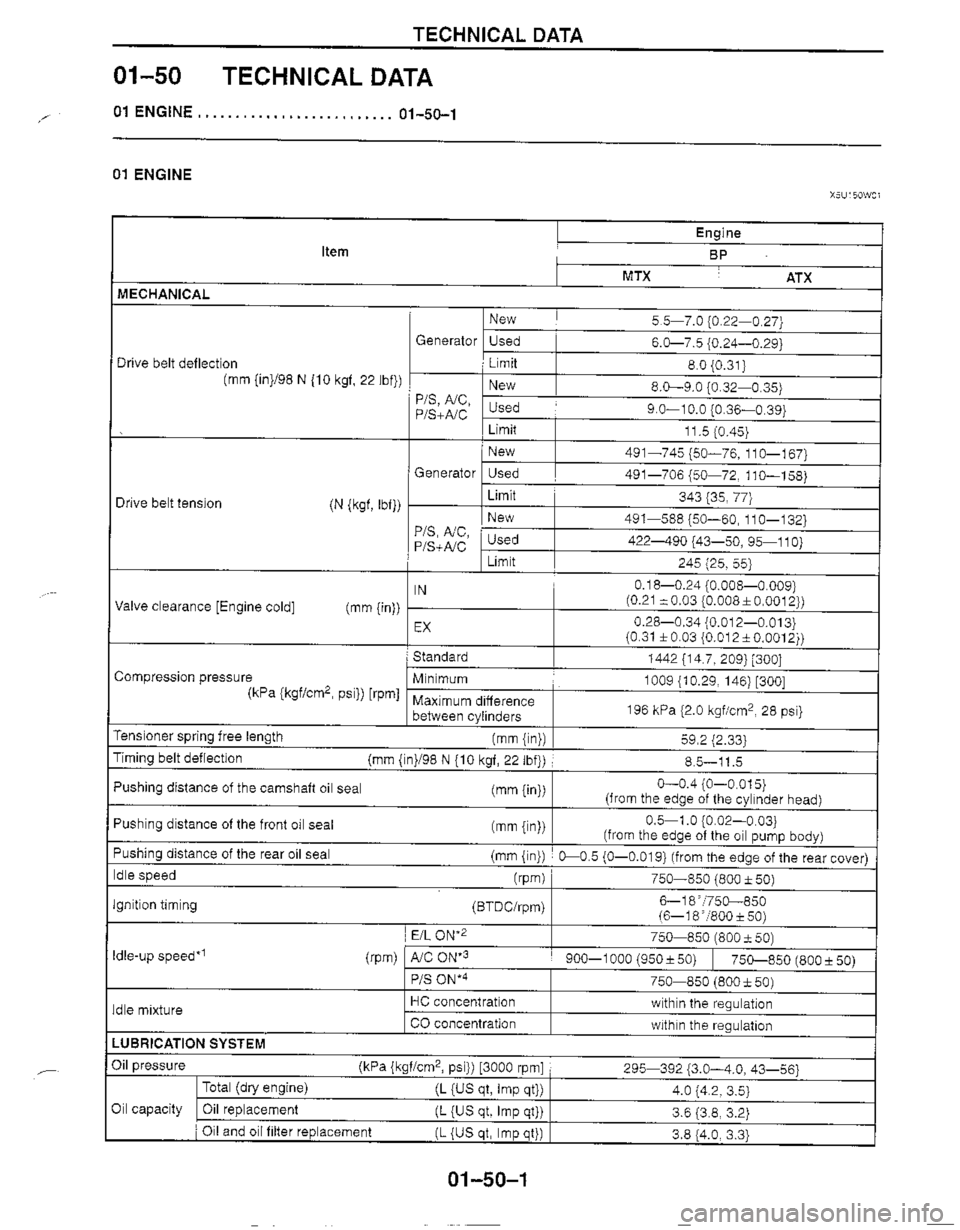 MAZDA MX-5 1999  Workshop Manual 