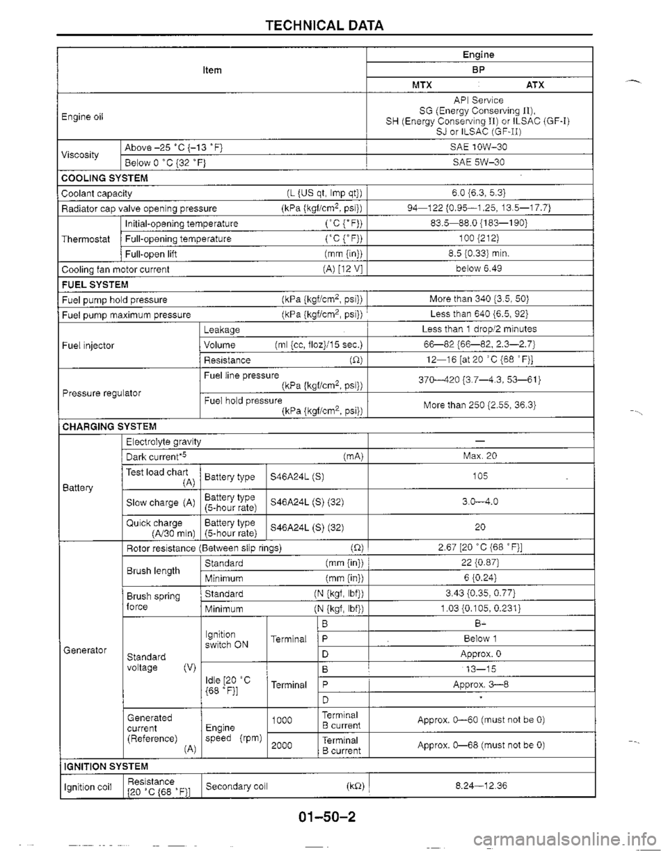 MAZDA MX-5 1999  Workshop Manual 