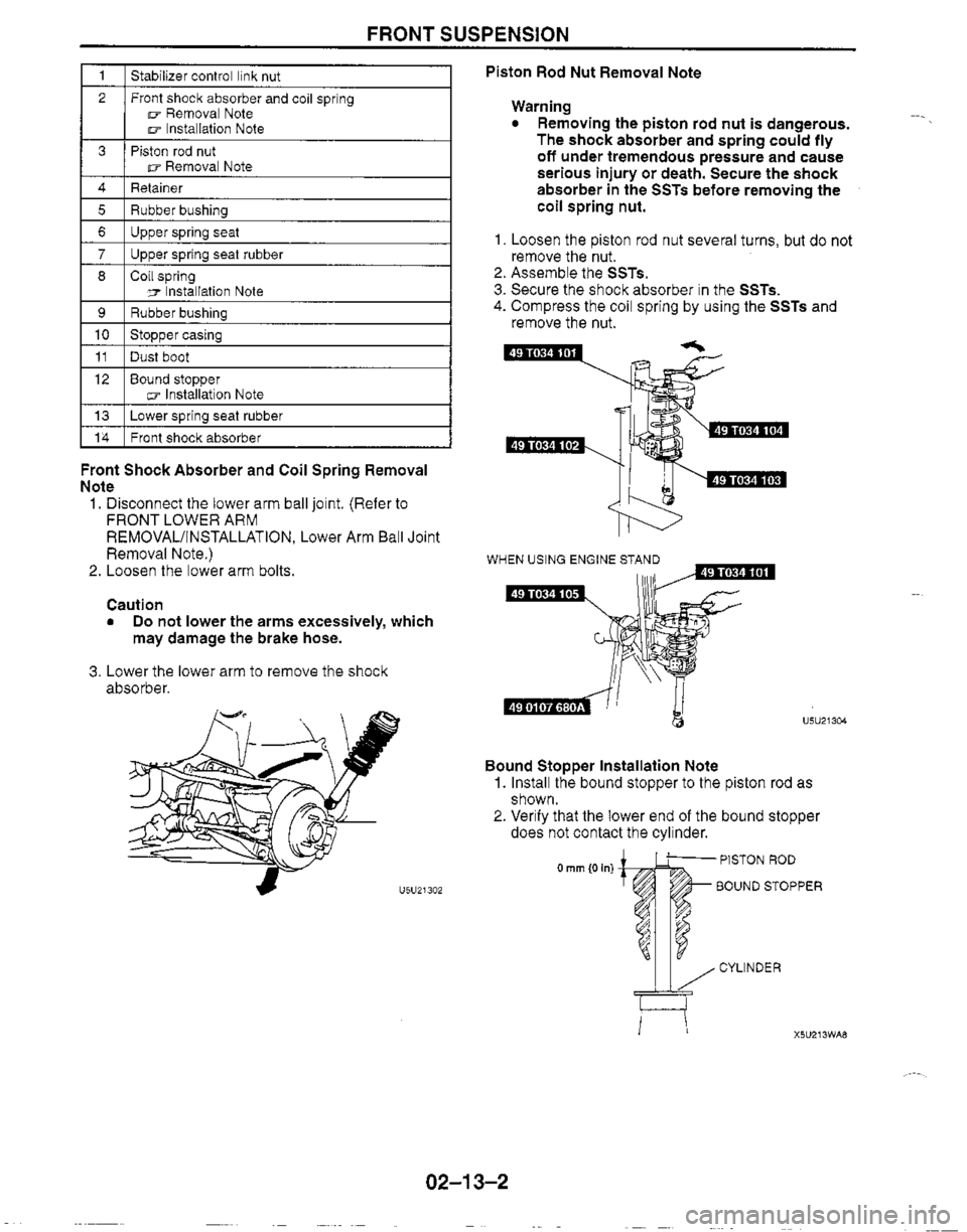 MAZDA MX-5 1999  Workshop Manual 