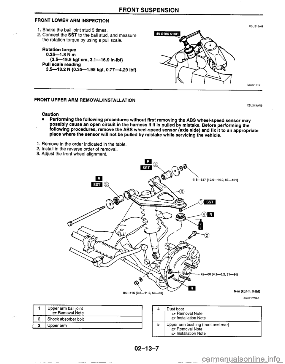 MAZDA MX-5 1999  Workshop Manual 