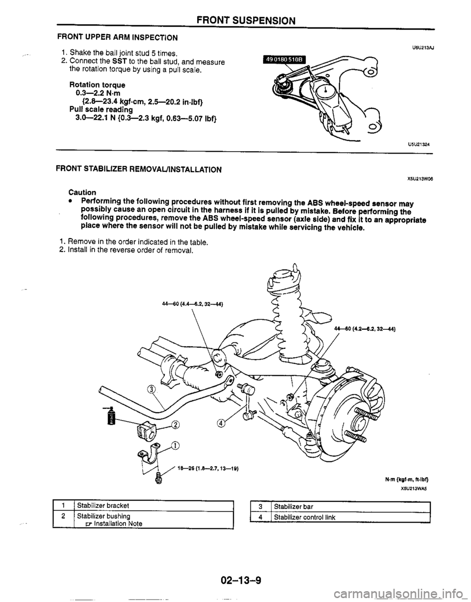 MAZDA MX-5 1999  Workshop Manual 