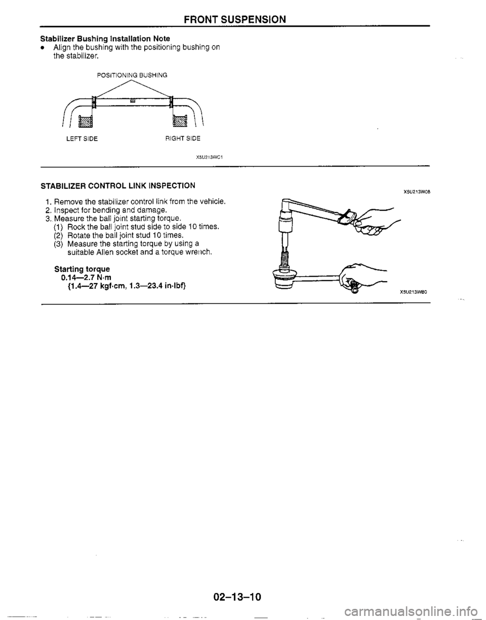 MAZDA MX-5 1999  Workshop Manual 
