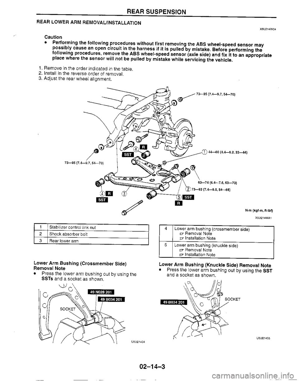MAZDA MX-5 1999  Workshop Manual 