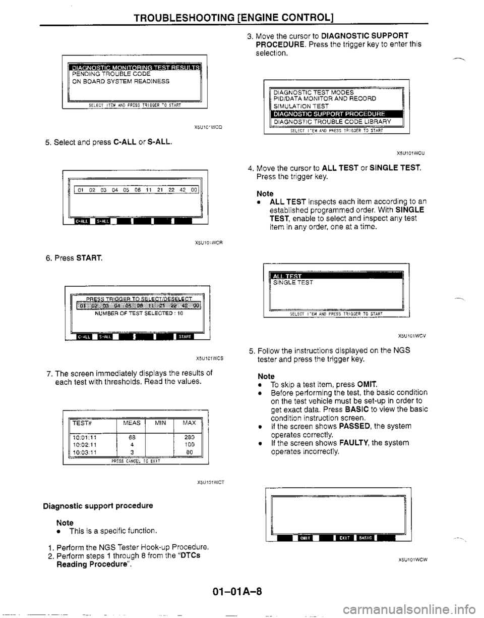 MAZDA MX-5 1999  Workshop Manual 