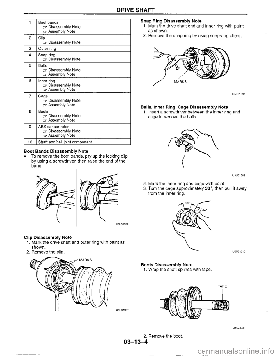 MAZDA MX-5 1999  Workshop Manual 