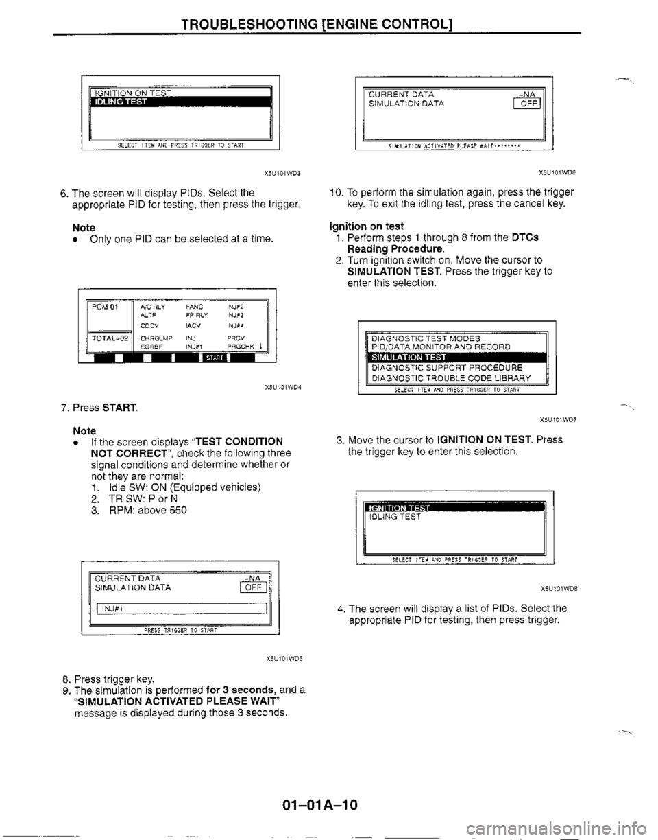 MAZDA MX-5 1999  Workshop Manual 