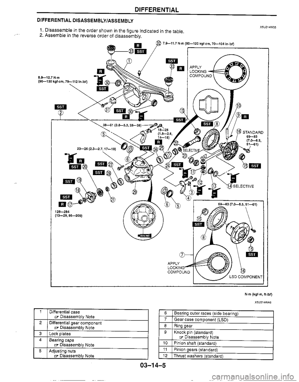 MAZDA MX-5 1999  Workshop Manual 