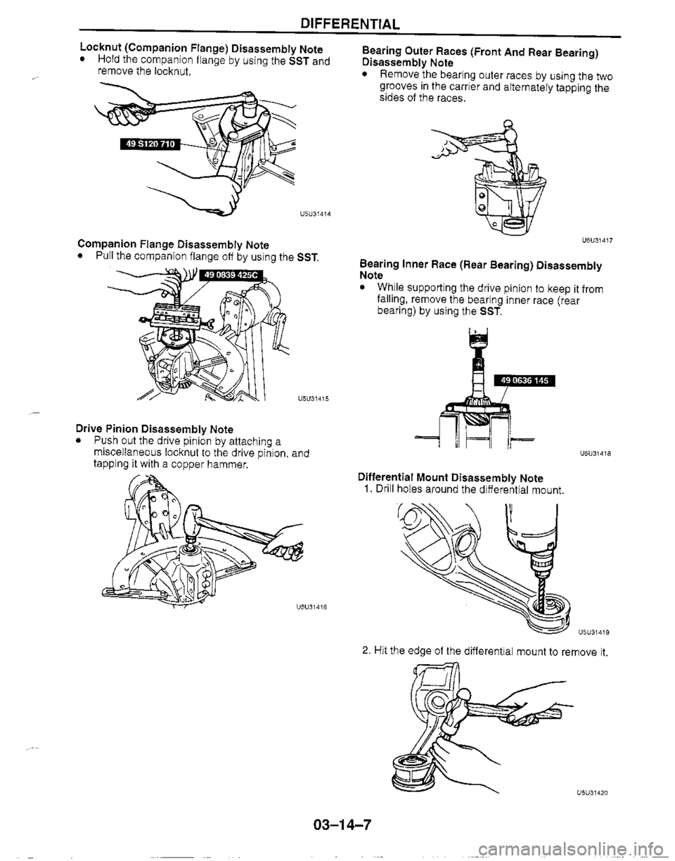 MAZDA MX-5 1999  Workshop Manual 