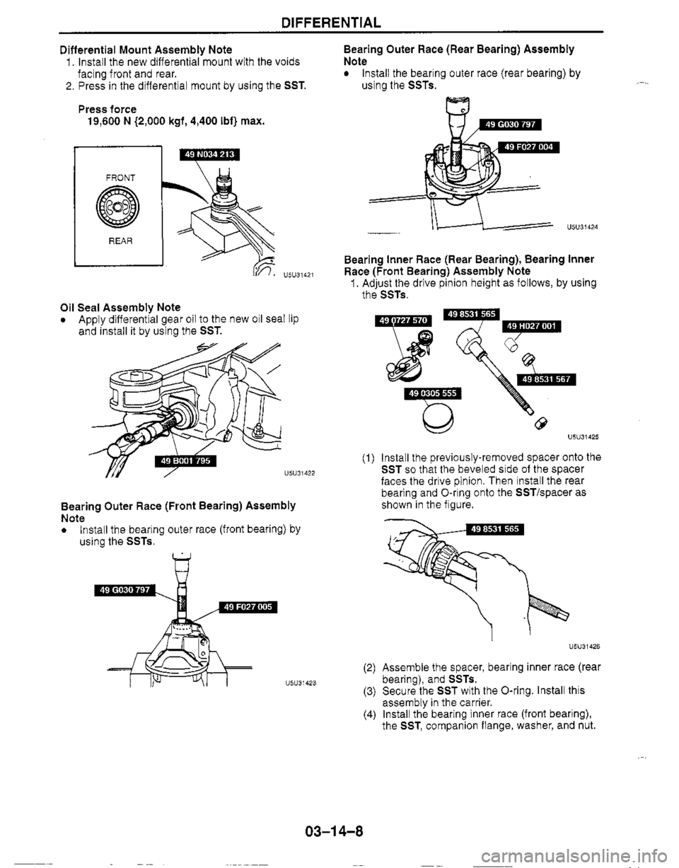 MAZDA MX-5 1999  Workshop Manual 