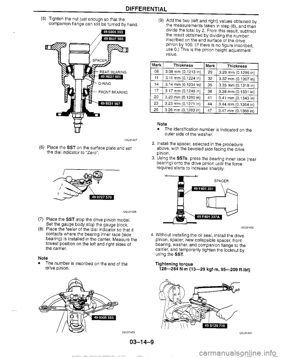 MAZDA MX-5 1999  Workshop Manual 