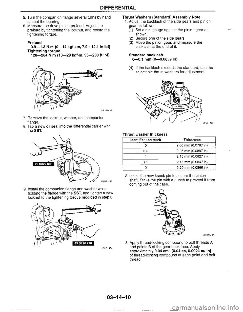 MAZDA MX-5 1999  Workshop Manual 