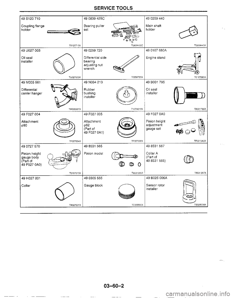 MAZDA MX-5 1999  Workshop Manual 