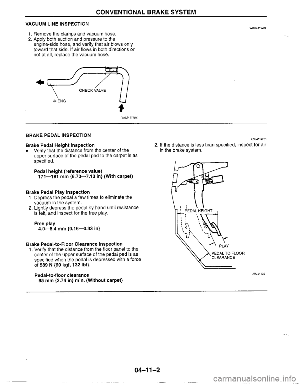 MAZDA MX-5 1999  Workshop Manual 