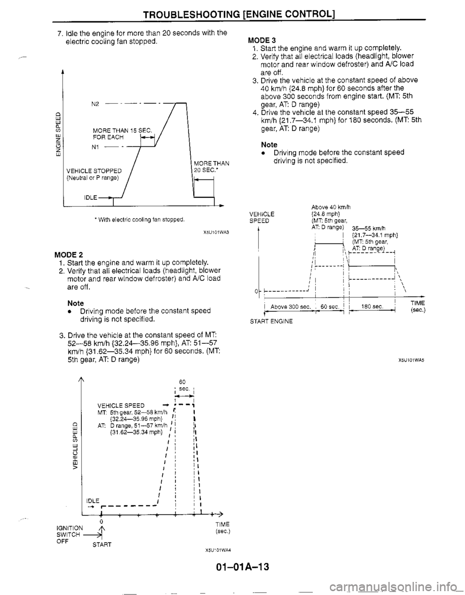 MAZDA MX-5 1999  Workshop Manual 