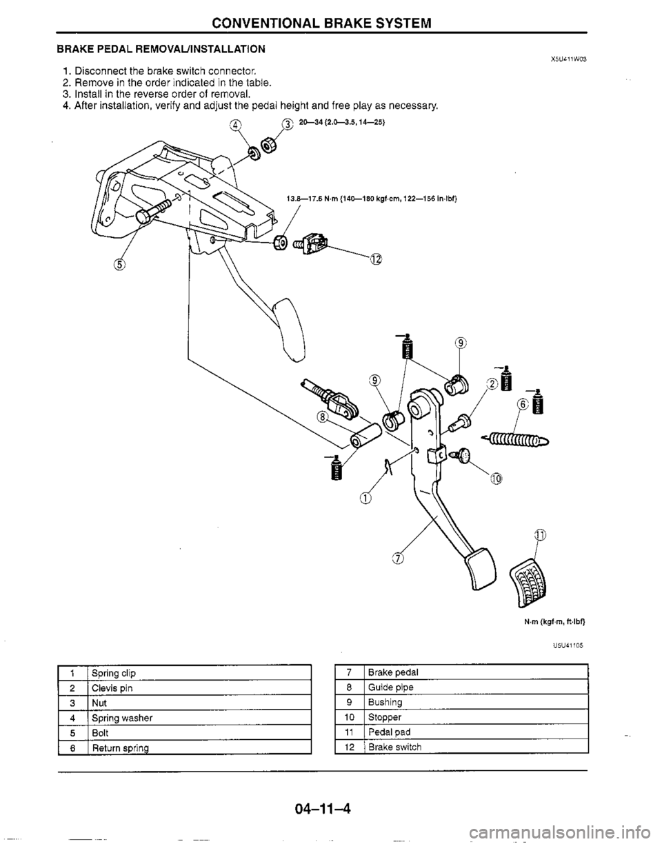 MAZDA MX-5 1999  Workshop Manual 