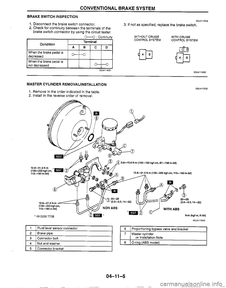 MAZDA MX-5 1999  Workshop Manual 