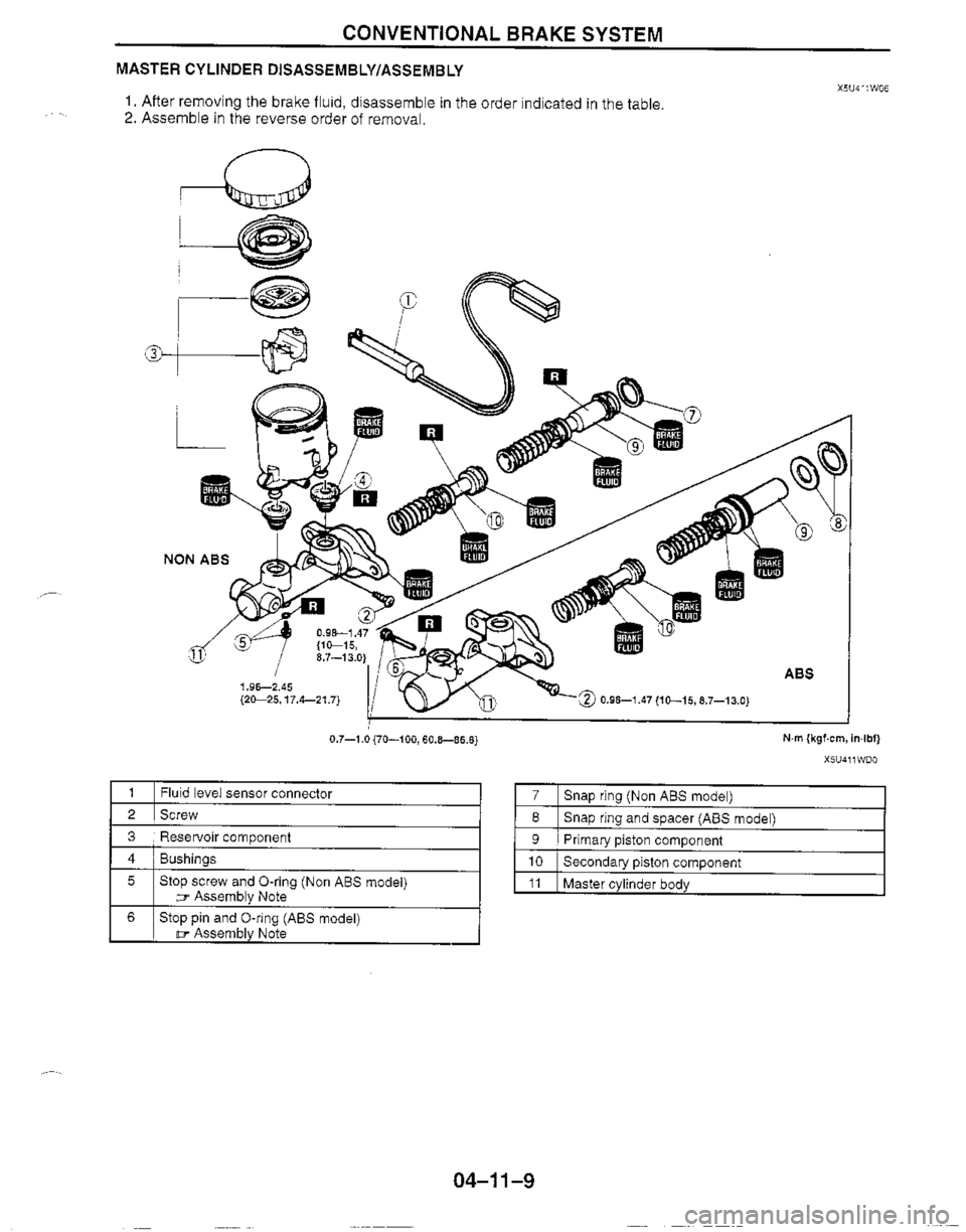MAZDA MX-5 1999  Workshop Manual 