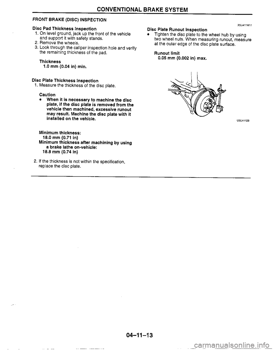MAZDA MX-5 1999  Workshop Manual 