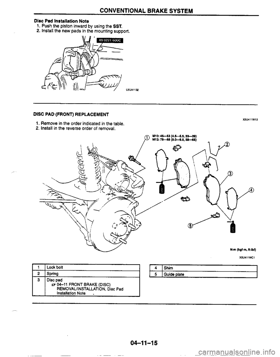 MAZDA MX-5 1999  Workshop Manual 