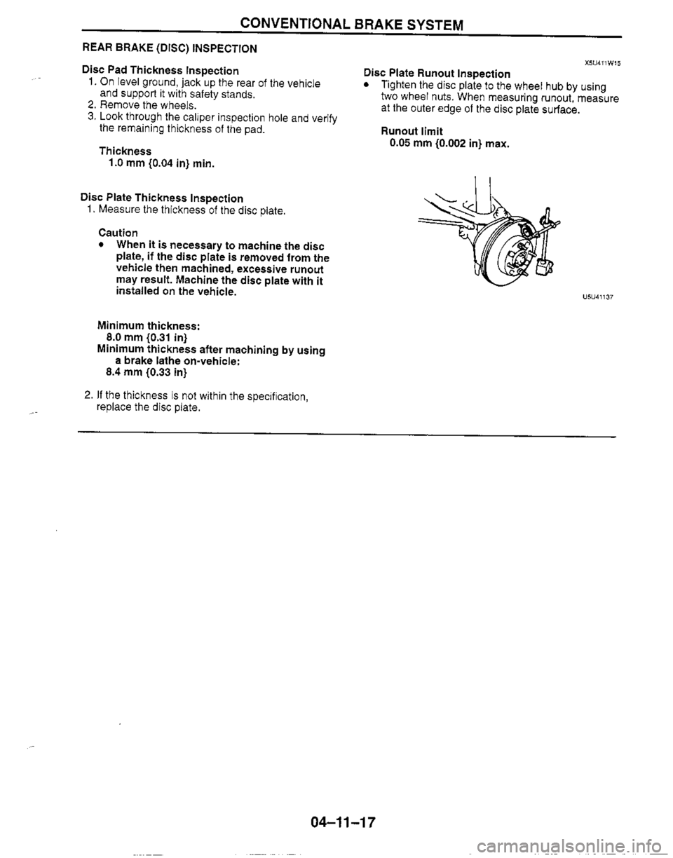 MAZDA MX-5 1999  Workshop Manual 