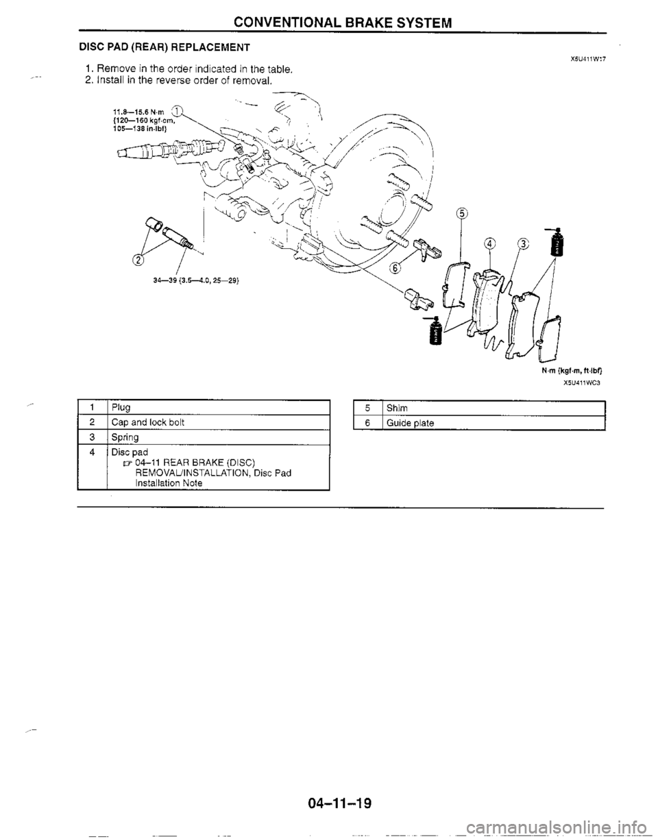 MAZDA MX-5 1999  Workshop Manual 