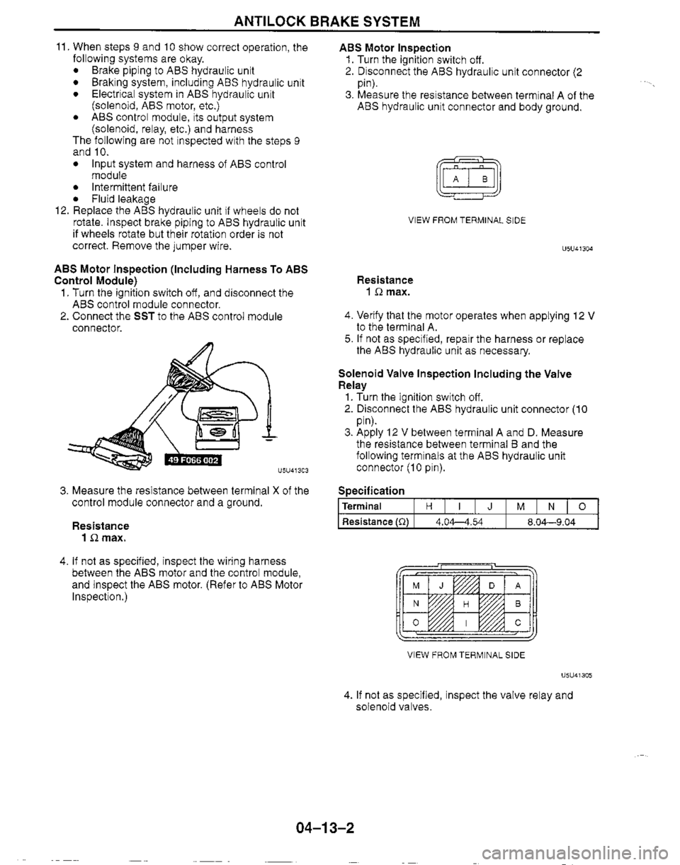 MAZDA MX-5 1999  Workshop Manual 