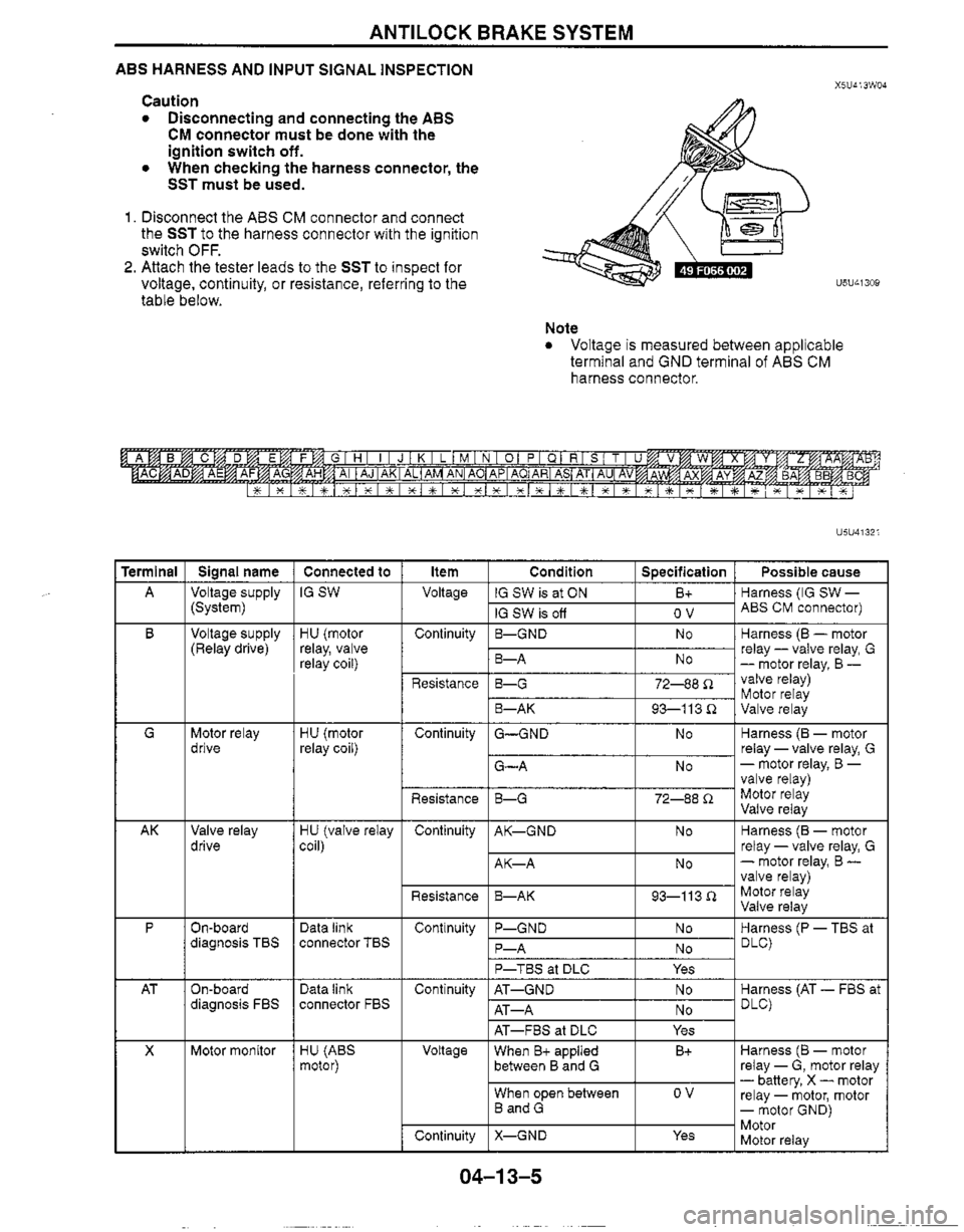 MAZDA MX-5 1999  Workshop Manual 