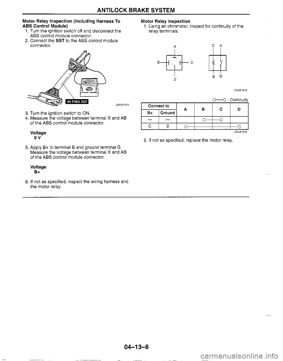 MAZDA MX-5 1999  Workshop Manual 