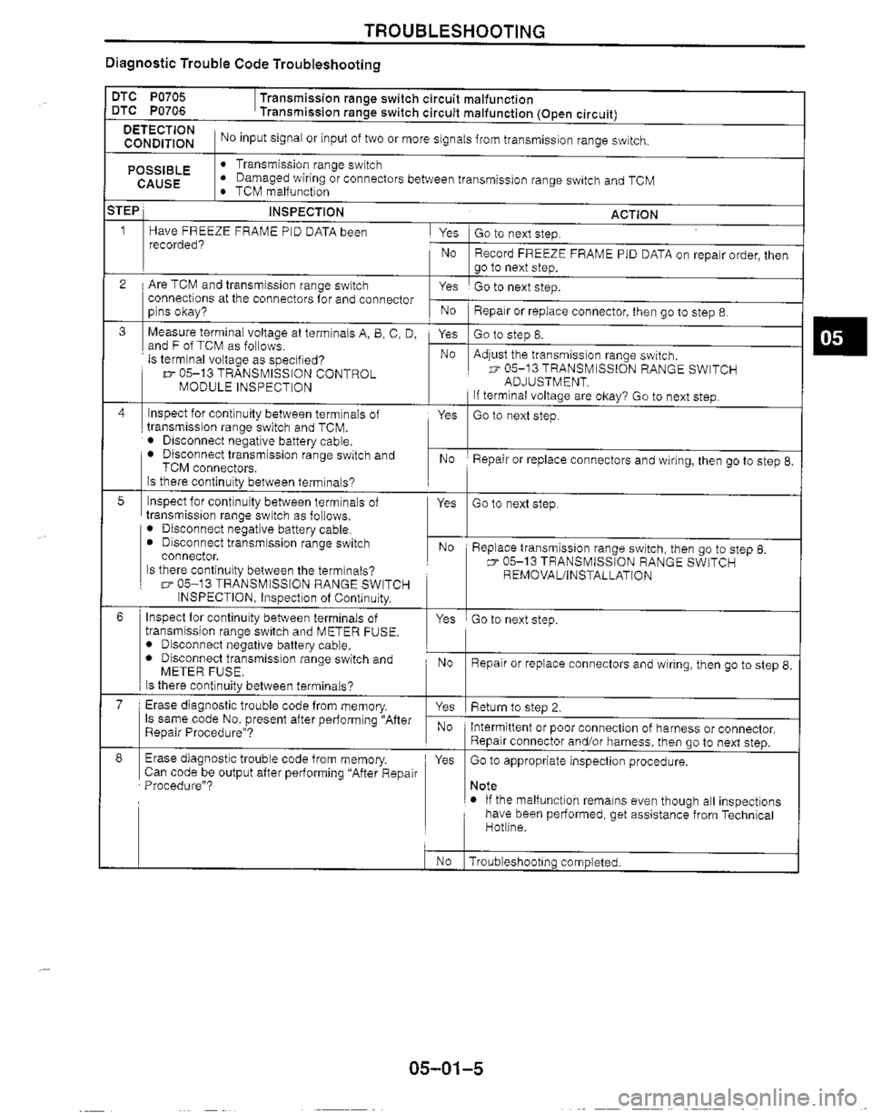 MAZDA MX-5 1999  Workshop Manual 