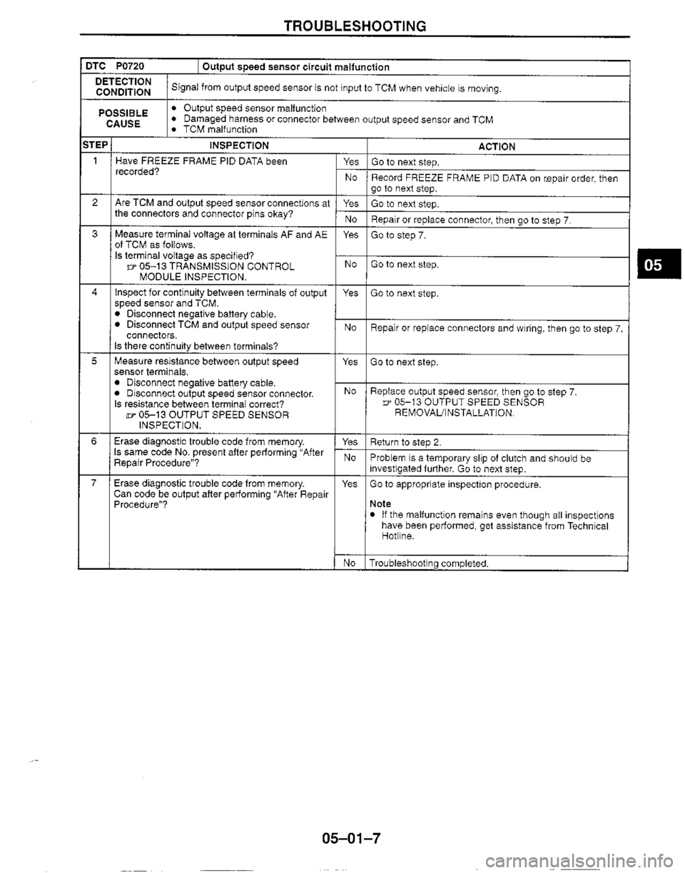MAZDA MX-5 1999  Workshop Manual 