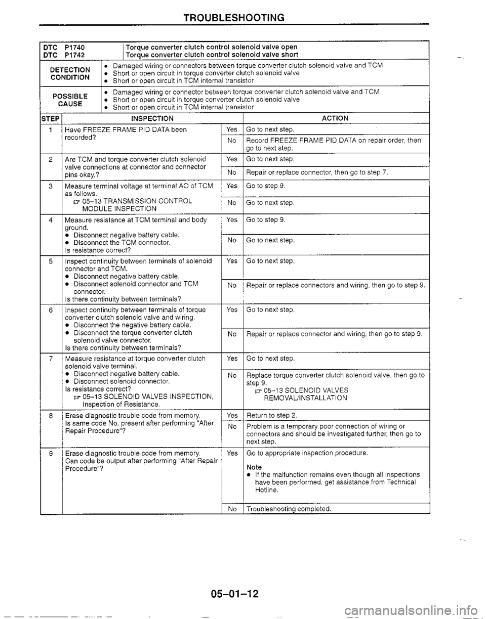 MAZDA MX-5 1999  Workshop Manual 