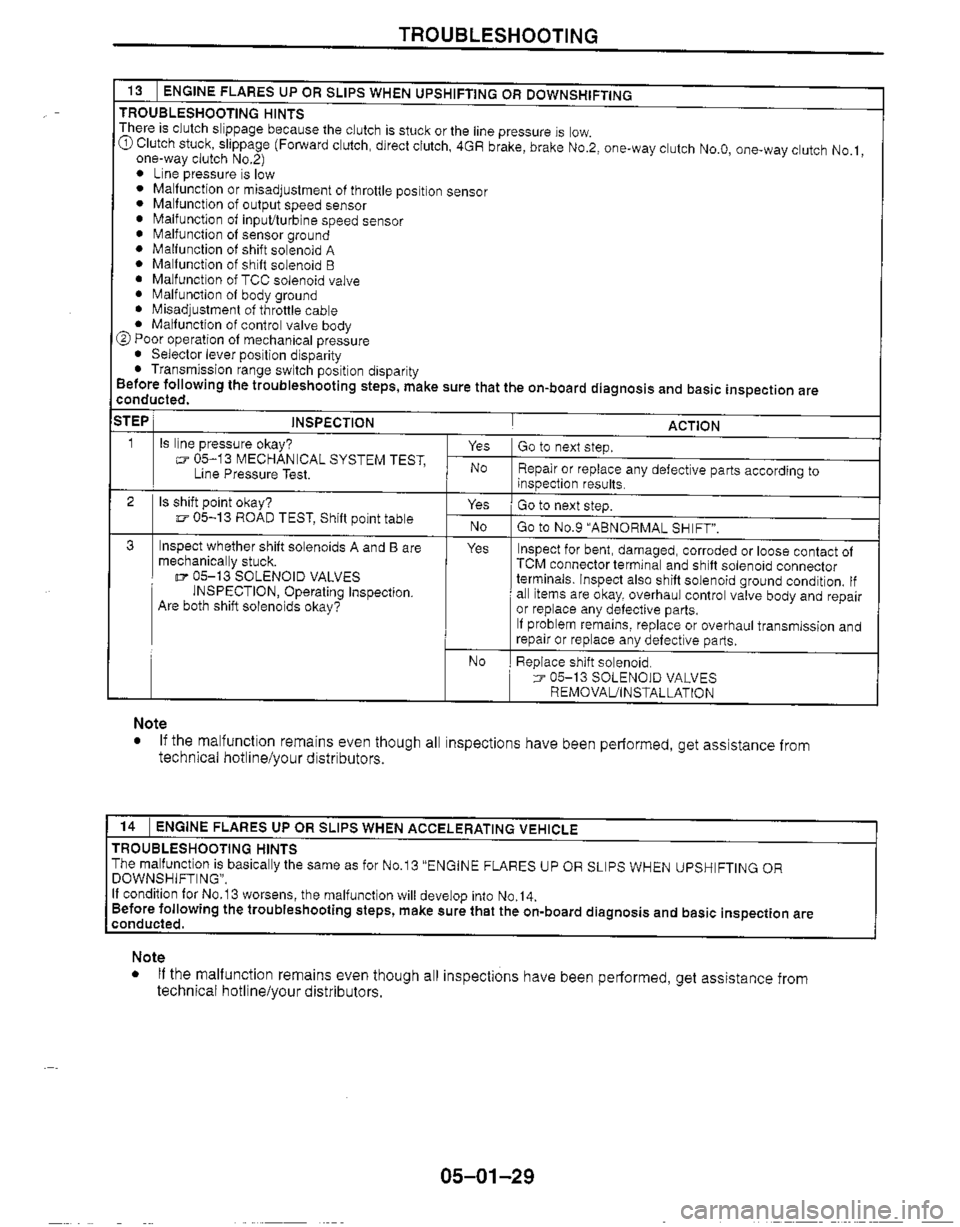 MAZDA MX-5 1999  Workshop Manual 