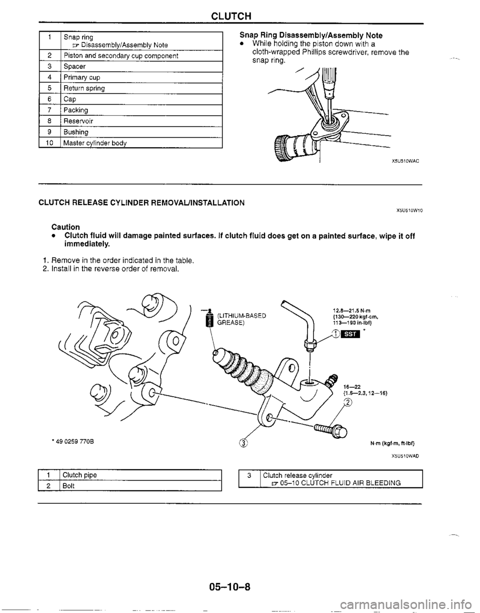 MAZDA MX-5 1999  Workshop Manual 