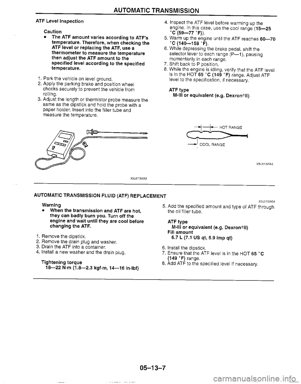 MAZDA MX-5 1999  Workshop Manual 