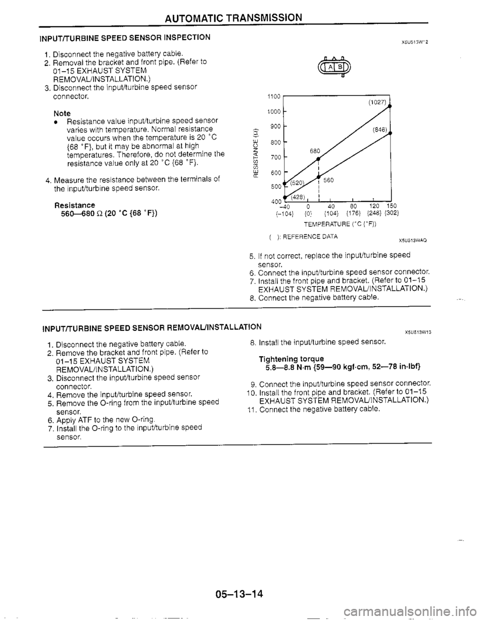 MAZDA MX-5 1999  Workshop Manual 