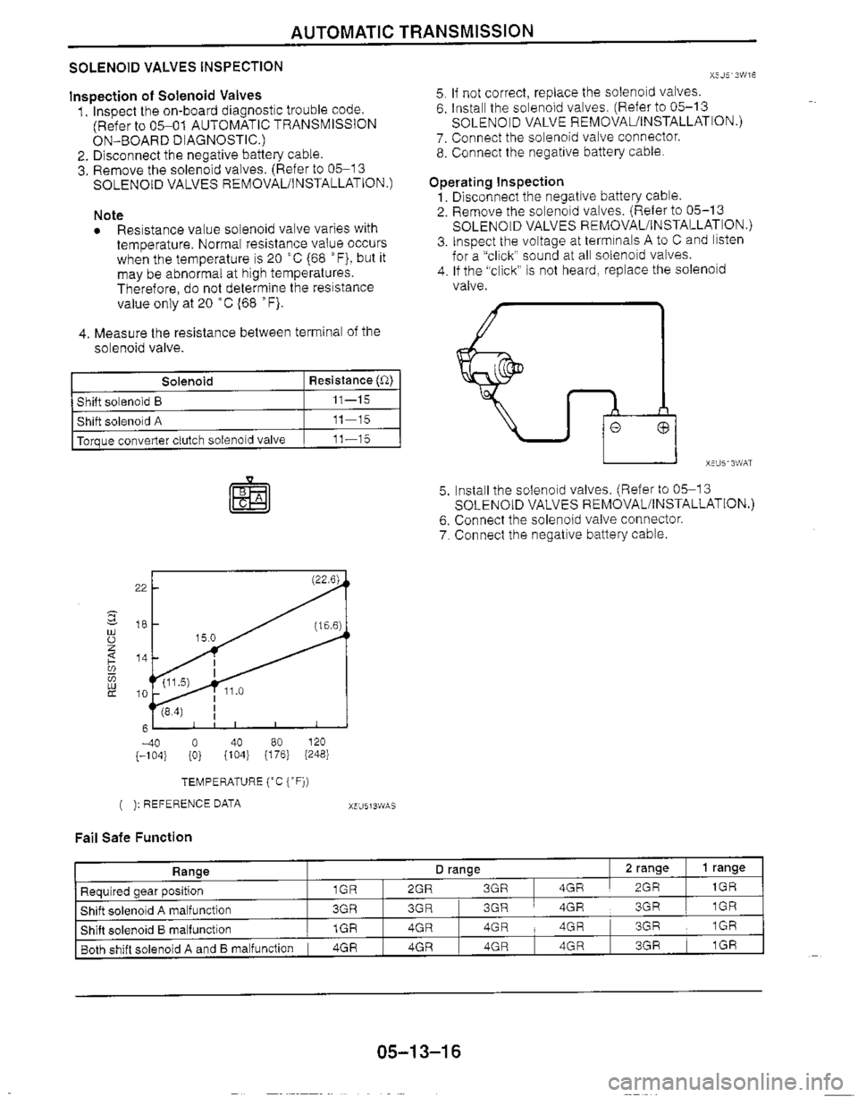 MAZDA MX-5 1999  Workshop Manual 