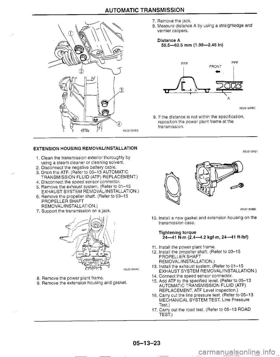 MAZDA MX-5 1999  Workshop Manual 
