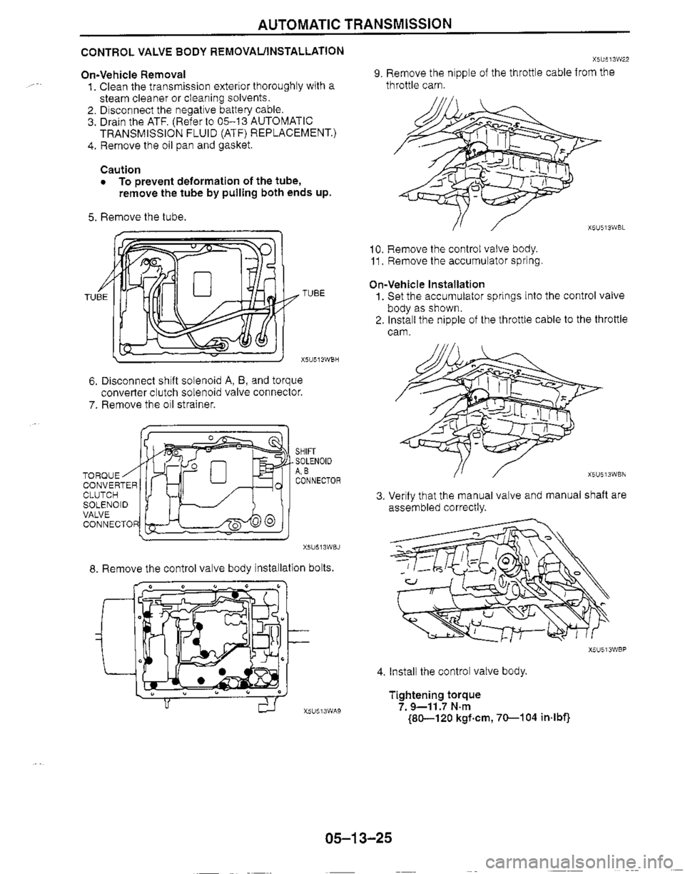 MAZDA MX-5 1999  Workshop Manual 
